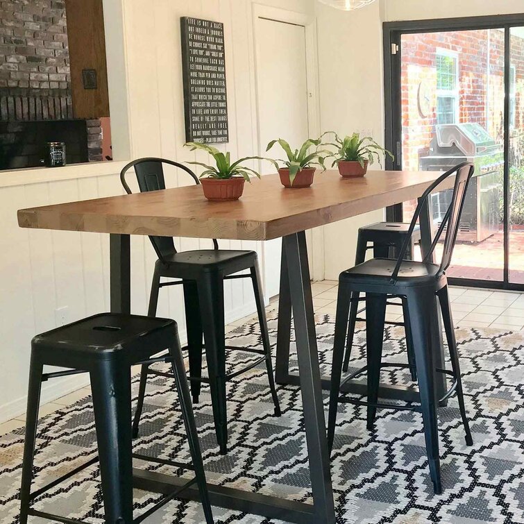 Pub height dining table hot sale